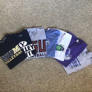 Volleyball t-shirts - group of 7